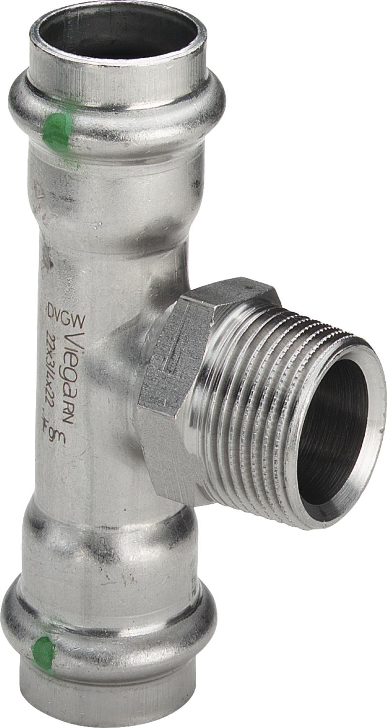 Viega Тройник Sanpress Inox 2317.1 (445 973 *)) 