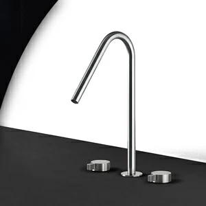 Смеситель для раковины сталь матовая TOOX Radomonte