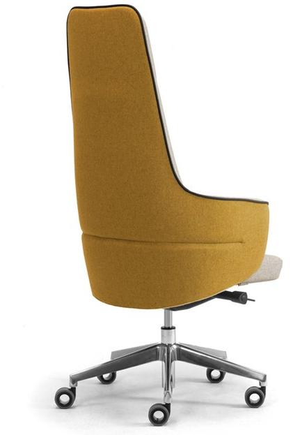 Leyform Регулируемое по высоте кресло для руководителя из шерсти с подлокотниками Opera 2900 - Вид №3