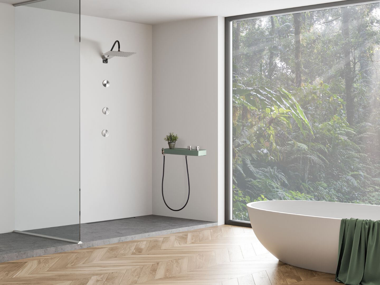 Стержень из нержавеющей стали с ручным душем Cropelli Alyssia ARCH-00064412 - Вид №37