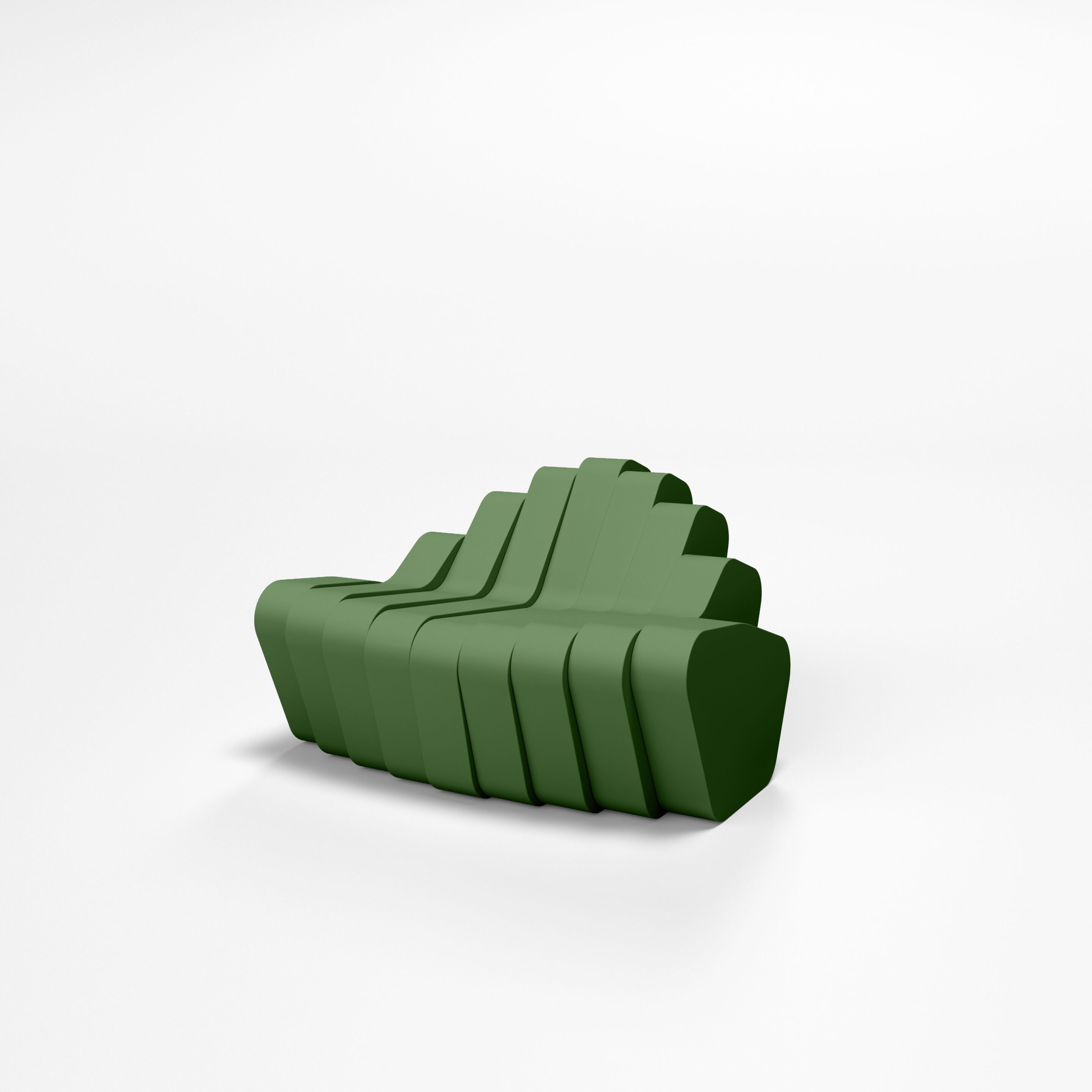 Пенопластовая скамья со спинкой SIXINCH Cliffy ARCH-00009974 - Вид №10