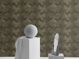 ARBLU Тропические обои с эффектом ткани  91trs01-5/91trw01-5