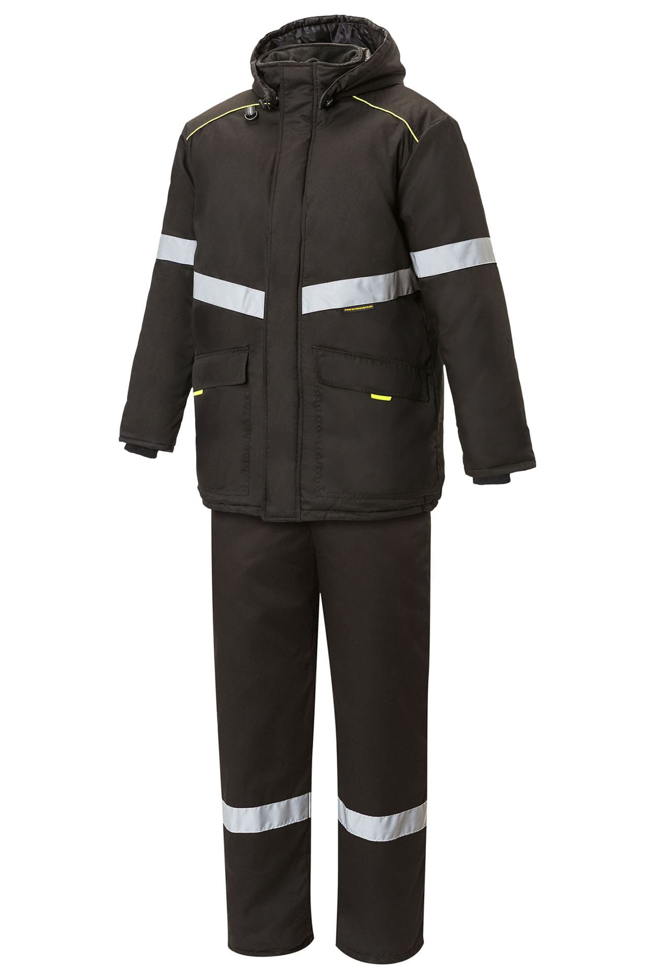 5038067 Костюм СОЮЗСПЕЦ утепленный черный  Зимняя спецодежда  размер 56-58/182-188 