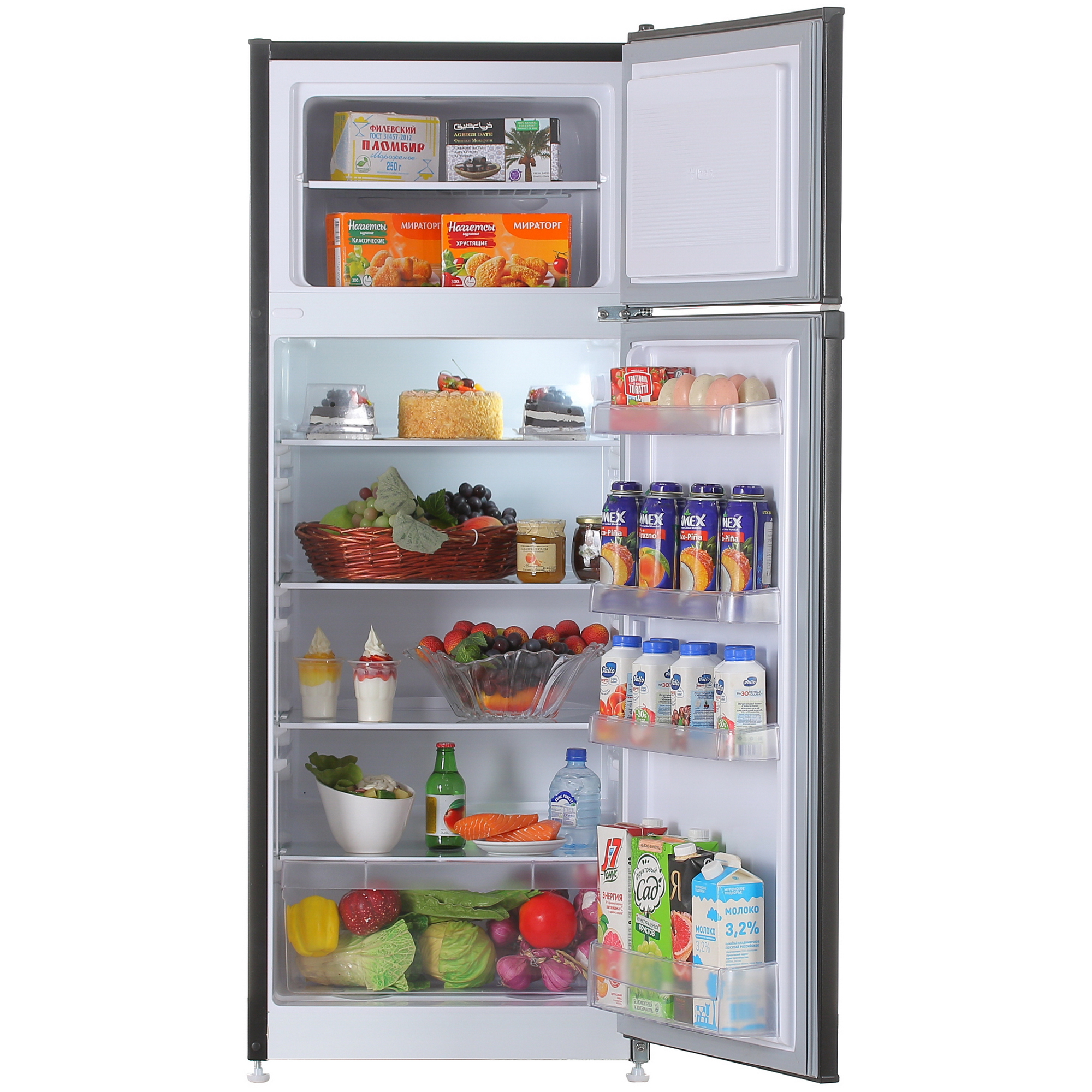 5351598 Холодильник с морозильником   Nordfrost NRT 141 232 черный STDN-0074400 - Вид №5