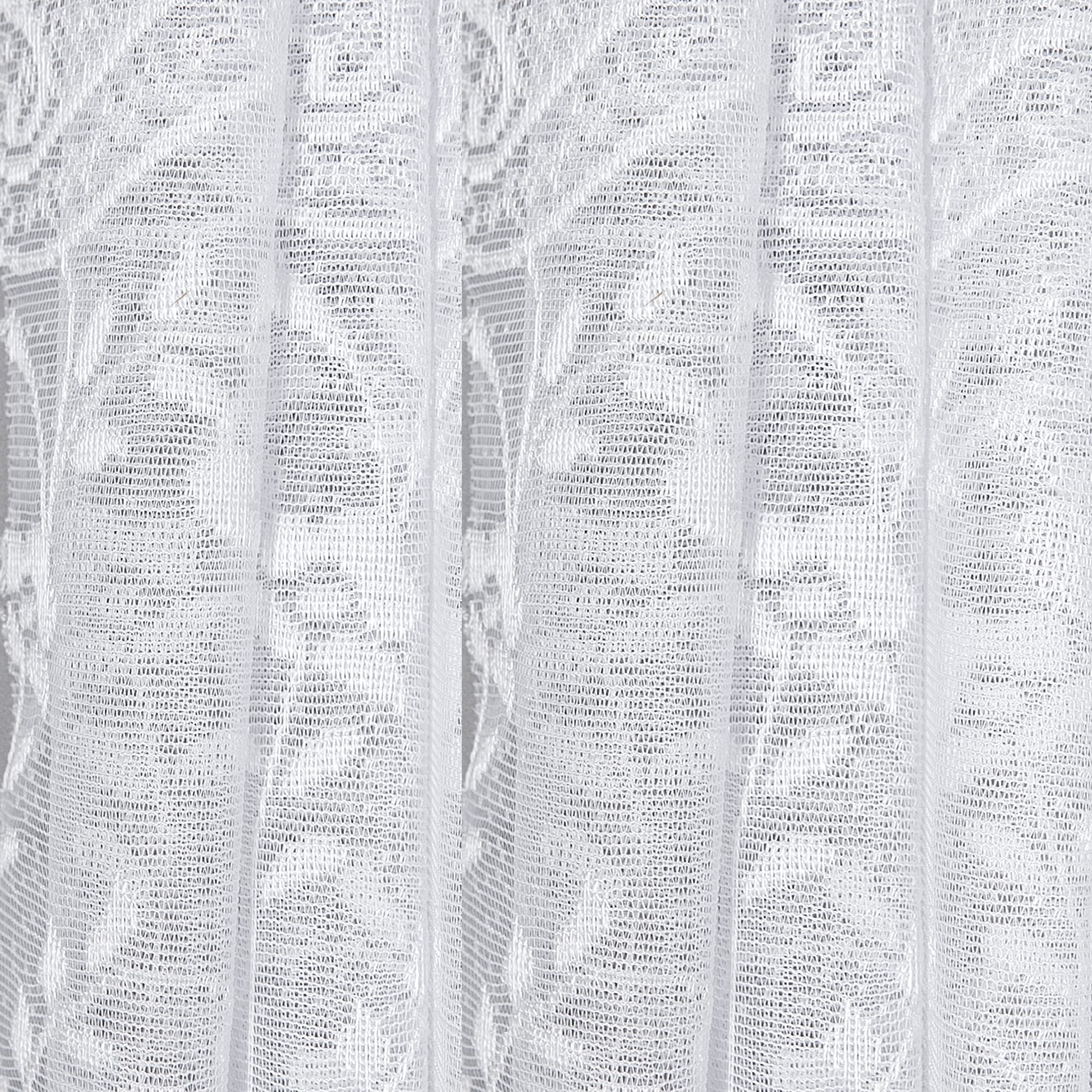 85400438 Тюль 1 м/п Сказка жаккард 290 см цвет белый Santreyd 