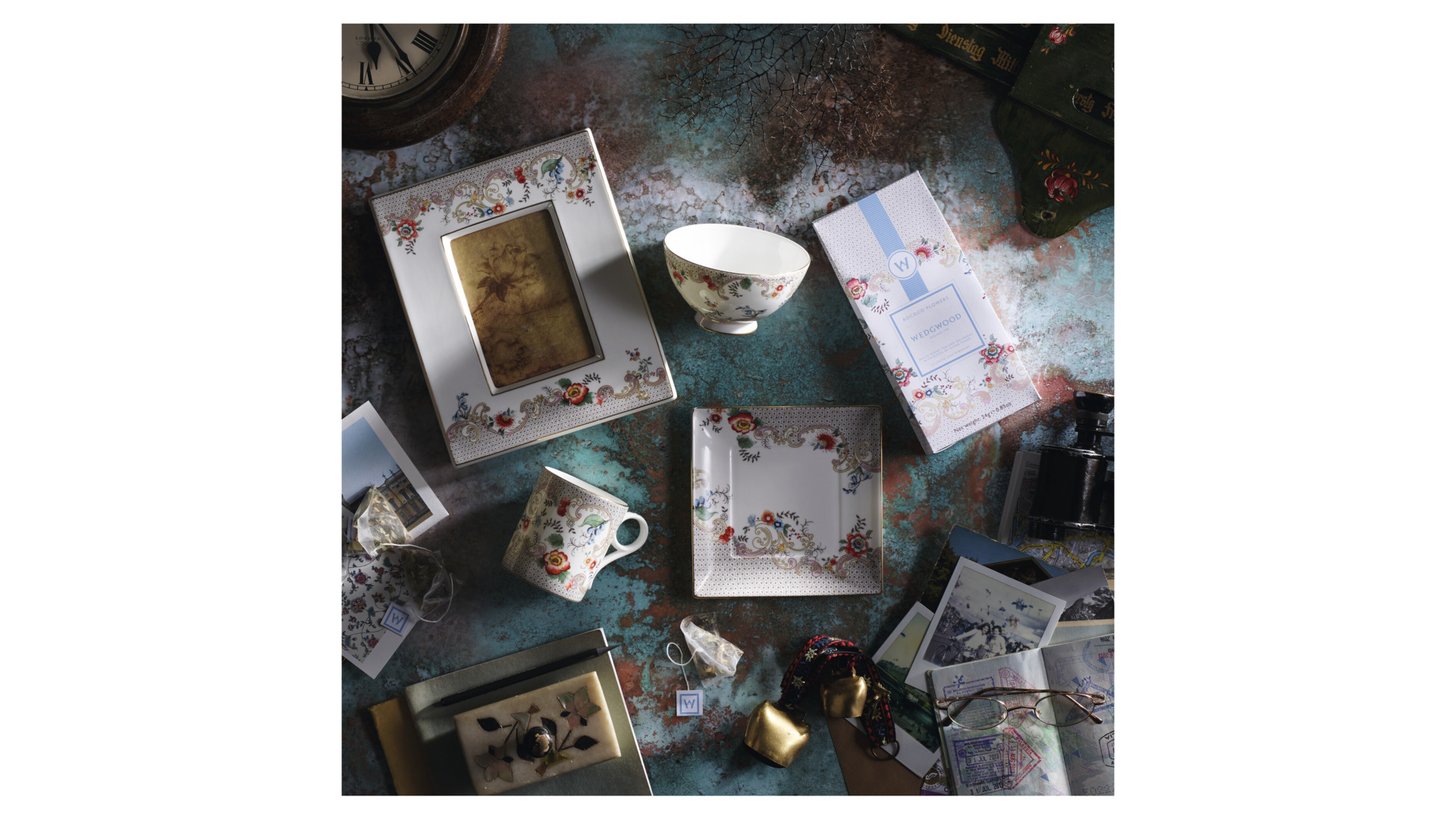 10671660 Wedgwood Мелочница Wedgwood Вандерласт Рококо 15см, фарфор Фарфор костяной  - Вид №1