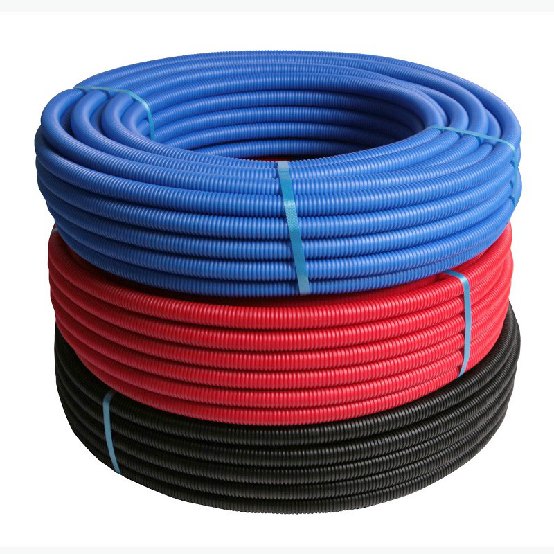 Труба металлопластиковая в гофре Henco 20 красная 100020MR