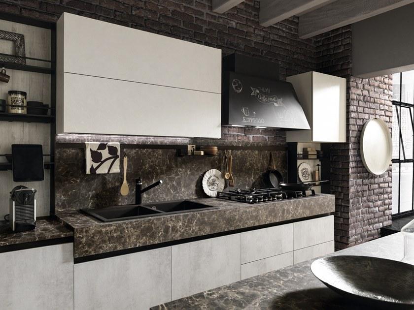 Febal Casa Модульная кухня из меламина с островом sun-id-1433505 - Вид №4