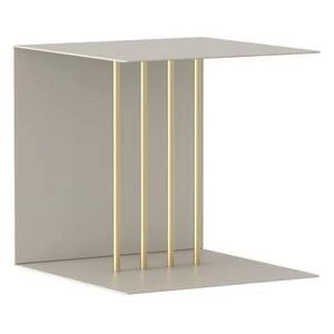 Полка с разделителем Teaser, жемчужно-белая