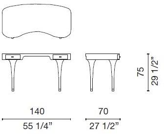 Cappellini Письменный стол из дерева sun-id-1412134 - Вид №2
