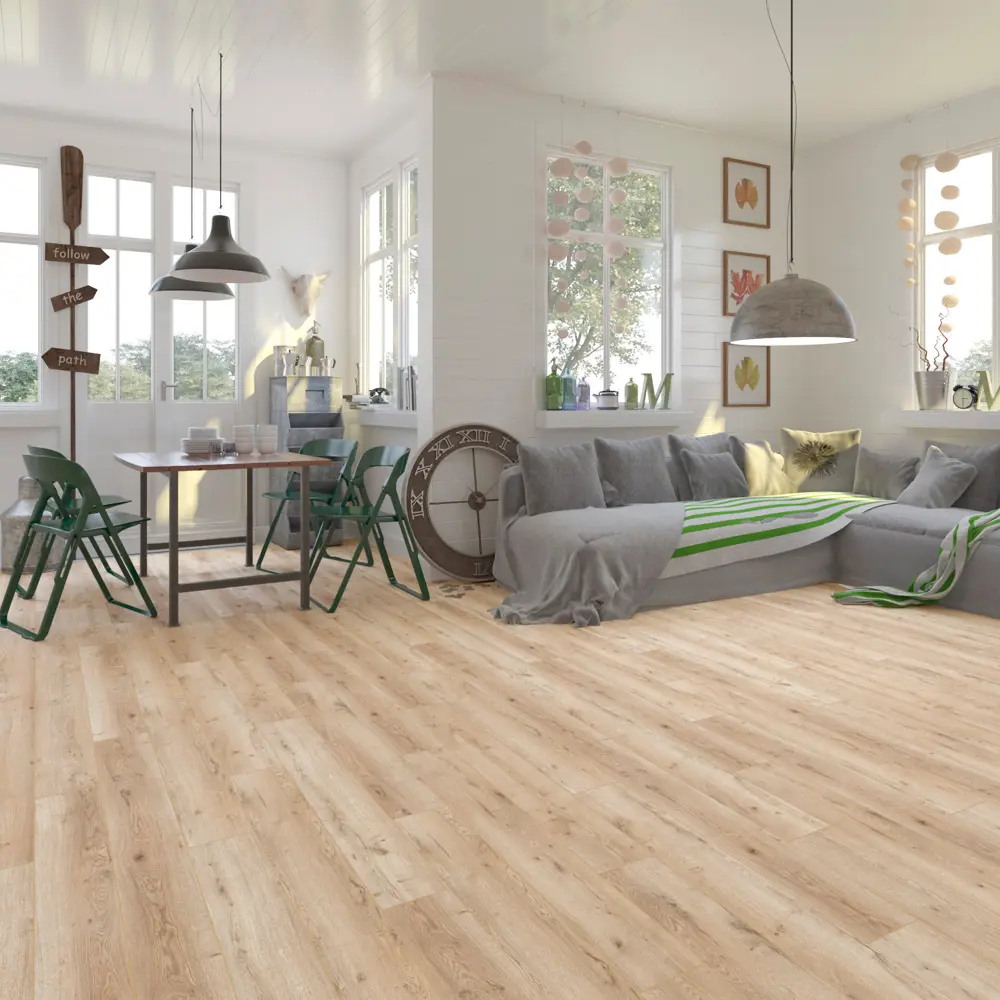 Ламинат Debut Дуб Синара 33 класс толщина 8 мм с фаской 2.109 м² 89451632 STLM-2114003 Santreyd 