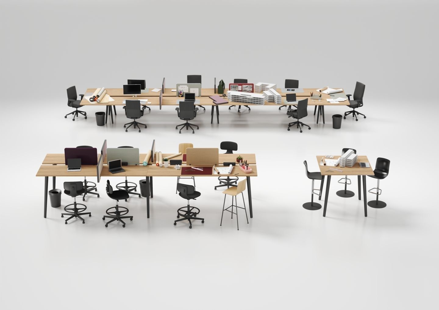 Рабочий стол VITRA JOYN2 ARCH-00038713 - Вид №6