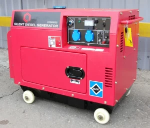 Генератор дизельный Амперос LDG6000CLE в кожухе