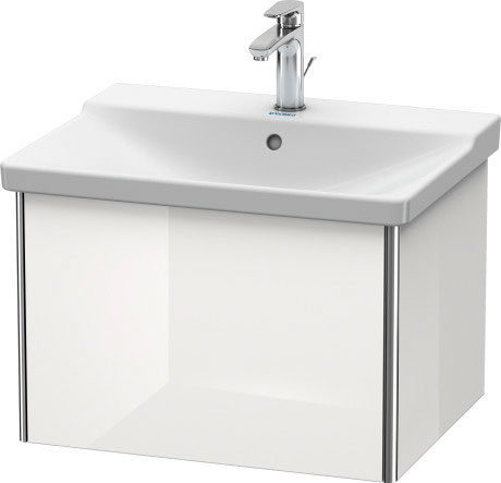 XS408004949 Тумбочка подвесная XSquare #XS4080 610 x 473 мм Графит матовый, декор Duravit - Вид №2