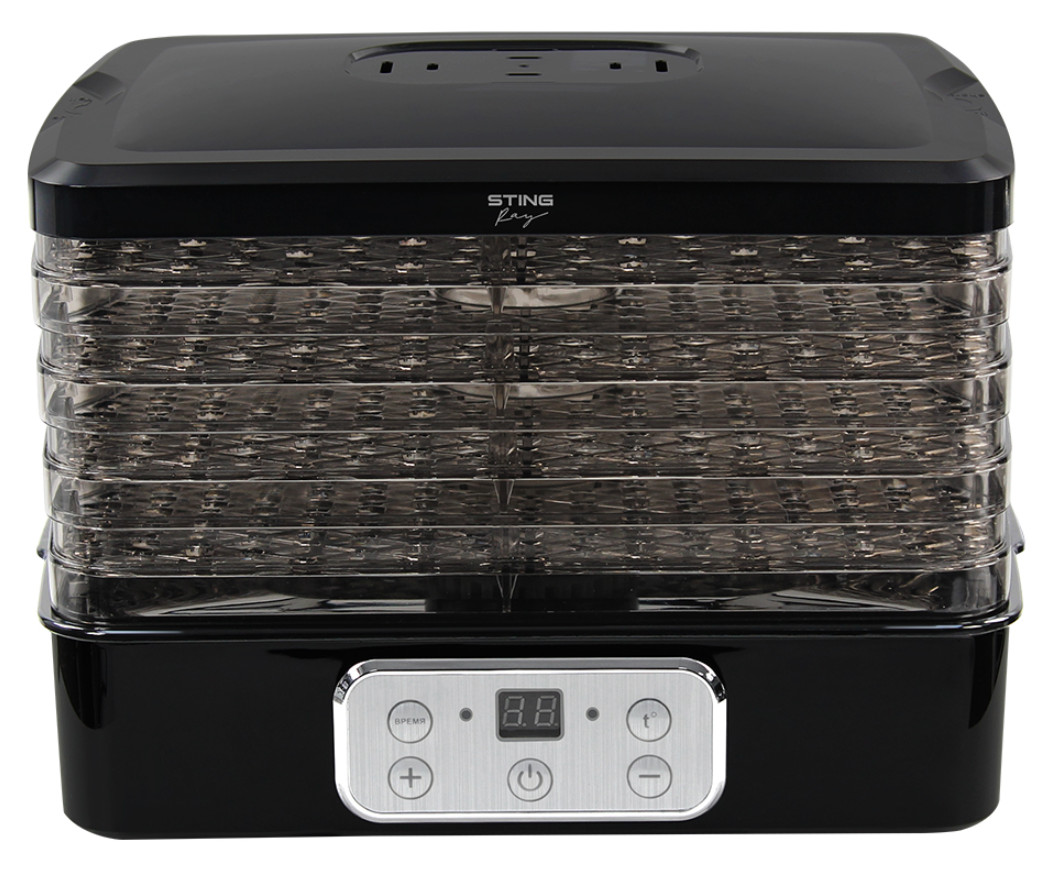 9148525 Сушилка для овощей и фруктов Stingray ST-FD719A черный STDN-0016089 - Вид №1