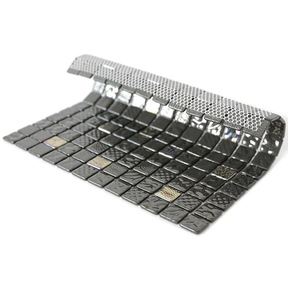 Мозаика стеклянная Natural STP-BK003-L 31.5x31.5 см цвет черный 84830259 STLM-2198551 Santreyd Steppa - Вид №2