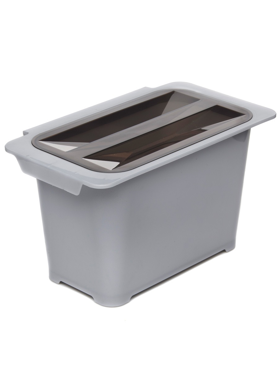 Контейнер для мусора на дверцу Eta 5 Metallic Grey NAVAKO 10060