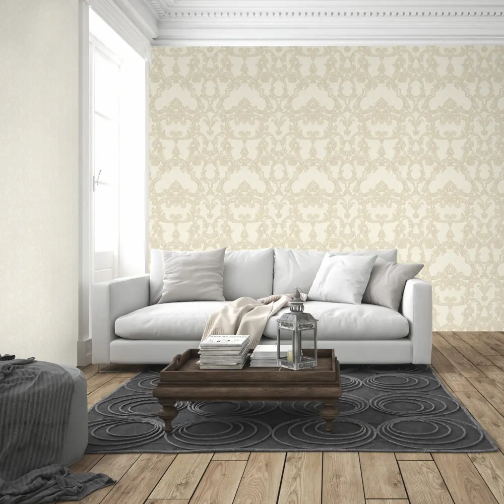 Обои флизелиновые 1,06х10 м цвет жёлтый ED3750-4 81961362 STLM-2071283 EURO DECOR Chambord - Вид №4