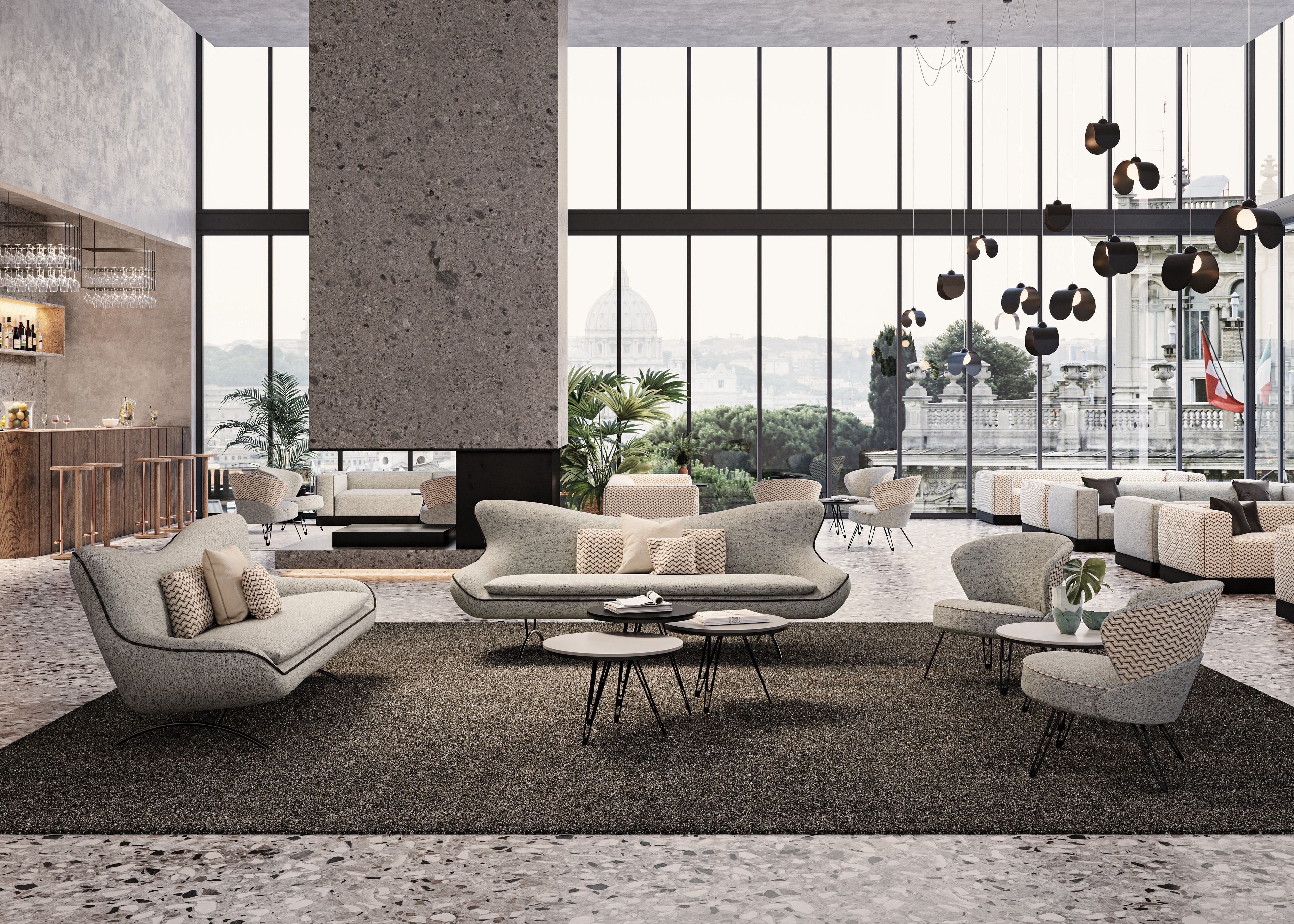 Круглый журнальный столик Liu Jo Living Collection LINEAR SHORE ARCH-00150894 - Вид №4