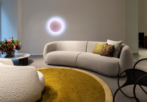 Съемный диван из ткани