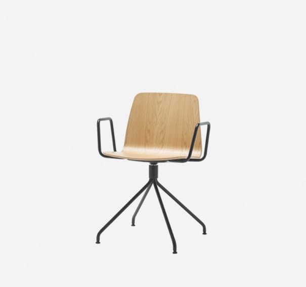 Дуб поворотный операционный стул с подлокотниками на насесте INCLASS Varya Wood ARCH-00134586 - Вид №3