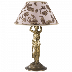 32074,34051 Настольная лампа Гречанка Маргарита Персик BOGACHO