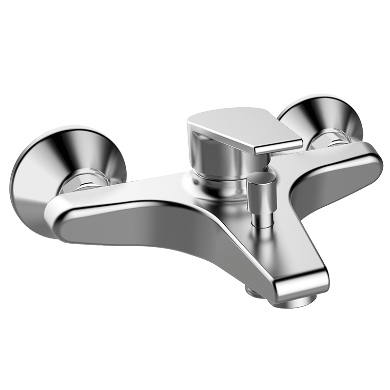 10220110 BASIC Смеситель для ванны и душа Хром GRB MIXERS 