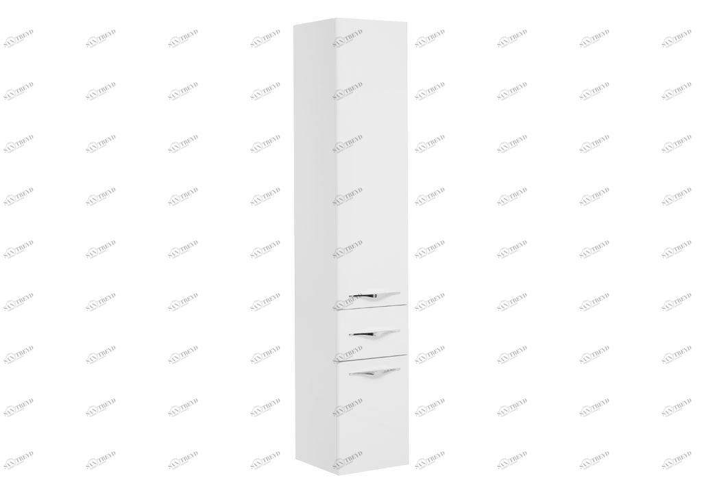 Шкаф-пенал для ванной Aquanet Ирвин 35 R белый 00203983