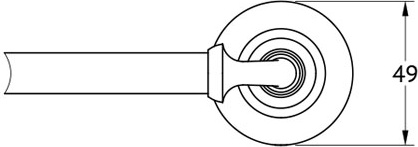 STI 213 Штанга для полотенца 60 cm 3SC STILMAR GOLD Treesseci 3SC - Вид №1