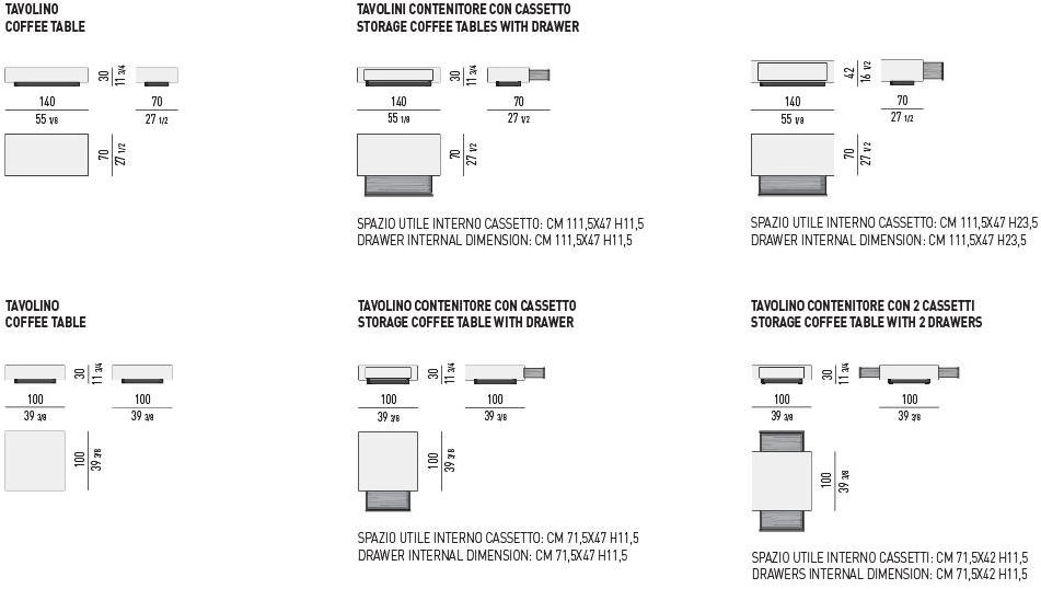 Minotti Лакированный журнальный столик для гостиной Solid sun-id-1509600 - Вид №4