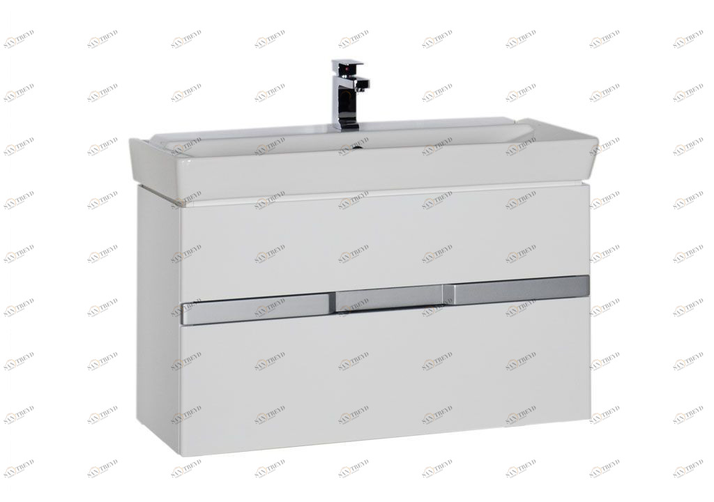 Тумба с раковиной Aquanet Виго 100 белый 0018340300168784