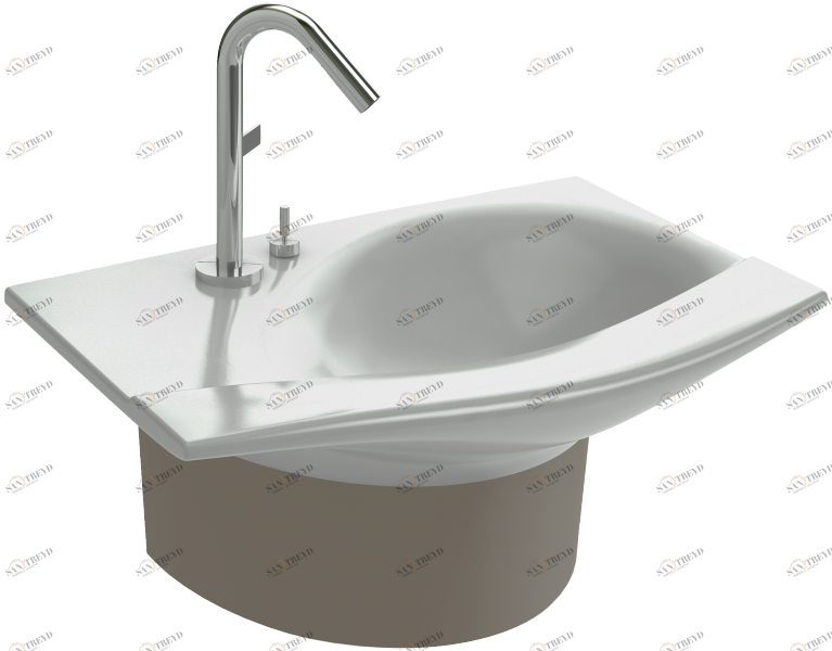 E75628-39R Полупьедестал для раковины-столешницы 60 см Jacobdelafon STILLNESS Santreyd