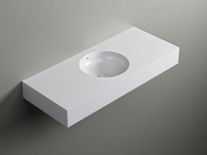 Подвесная раковина Corian® с столешницей