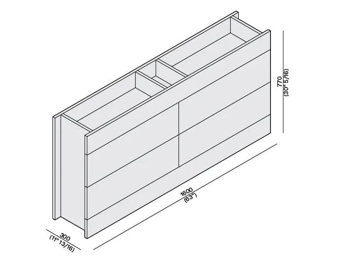Мраморный напольный умывальник с ящиками LUCE DI CARRARA Passage ARCH-00120342 - Вид №7