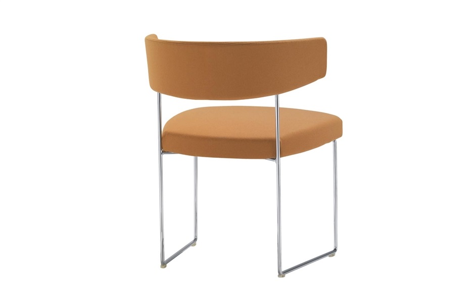 102471 Стул терракотовый металлические ножки Andreu World Tauro