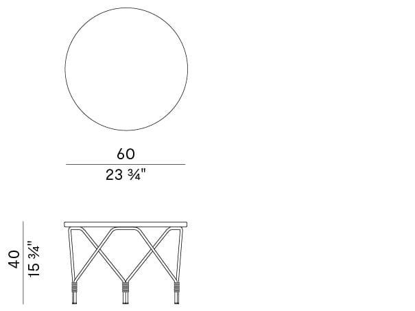 Журнальный столик HPL для гостиной Potocco ARCH-00030131 - Вид №4