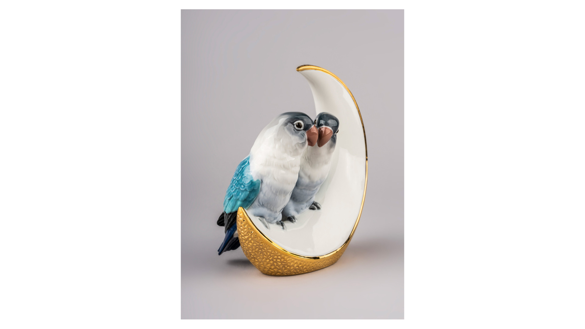 10669068 LLADRO Фигурка Lladro "Полетели на луну!" 16x15см, золотой Фарфор Lladró  - Вид №1