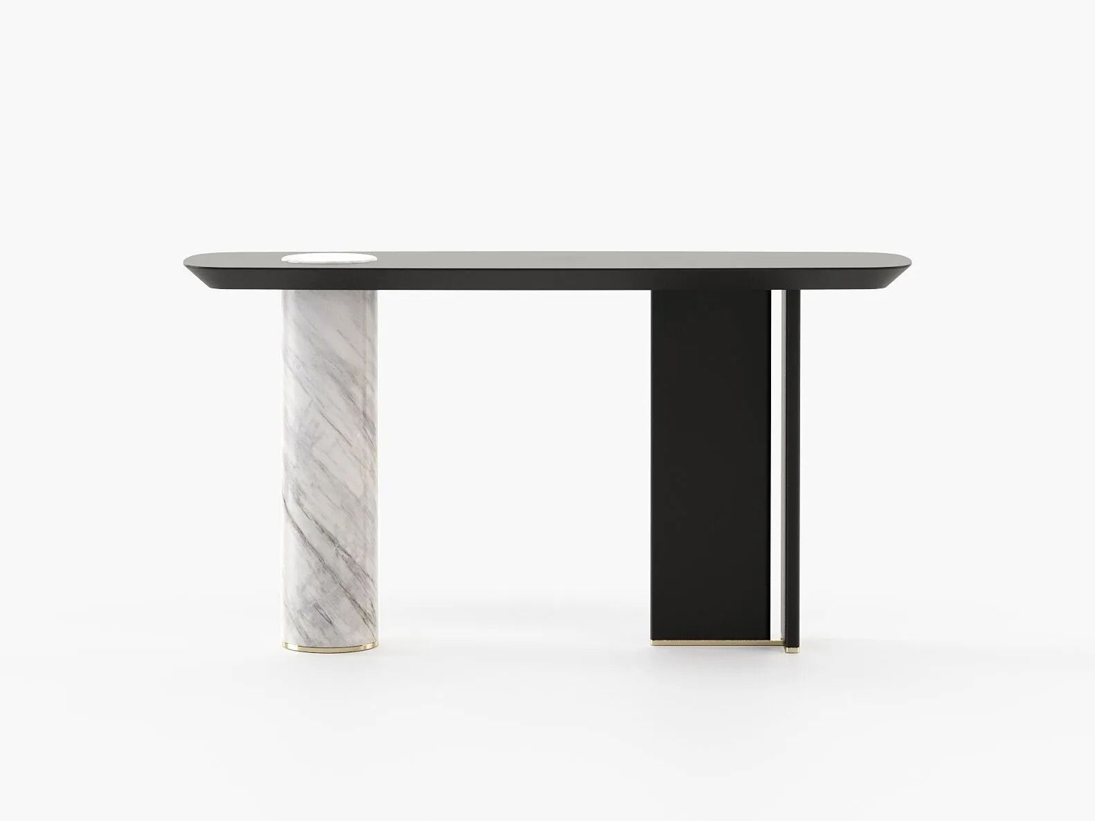 Консоль из мрамора и дерева Laskasas холст ARCH-00071071 - Вид №5