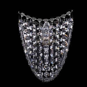 Настенный светильник бра Dormitory 7708/1/S/Ni BOHEMIA IVELE  078653 Прозрачный;серебро