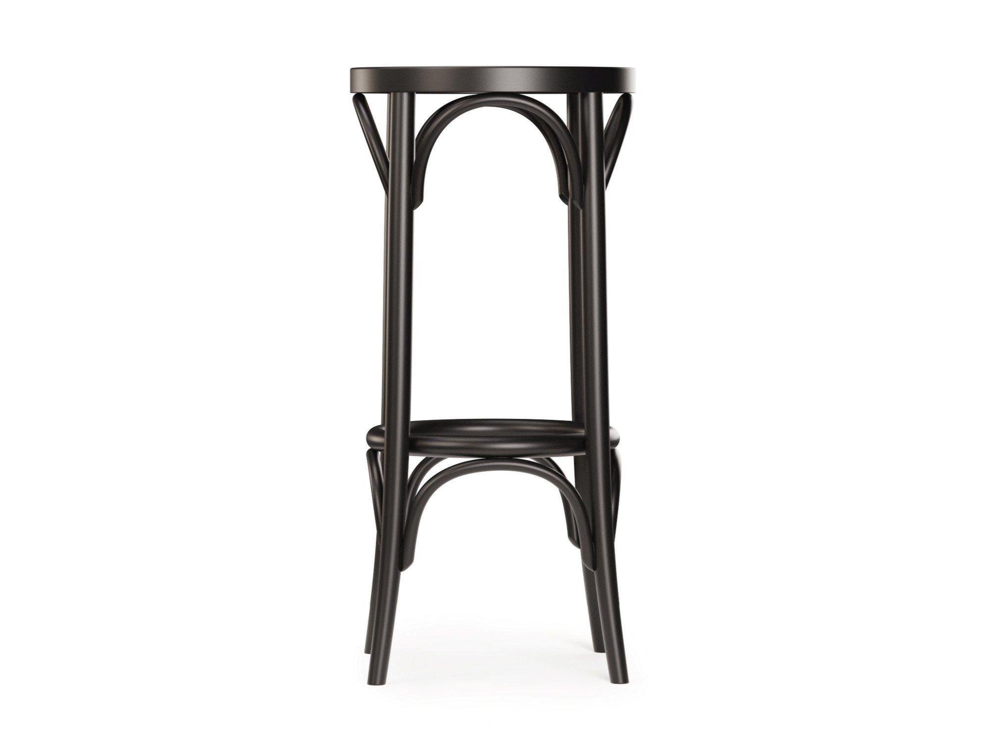 Высокий стул из бука с подставкой для ног TON 73 ARCH-00023211 - Вид №3