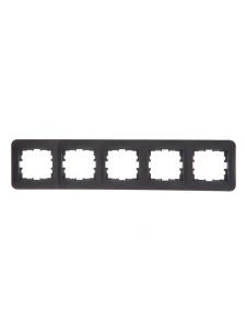 ASTI Рамка 5-ая горизонтальная б/вст чёрный бархат