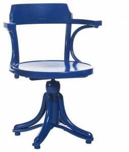 TON Вращающееся кресло из дерева с 4-мя спицами и открытой спинкой