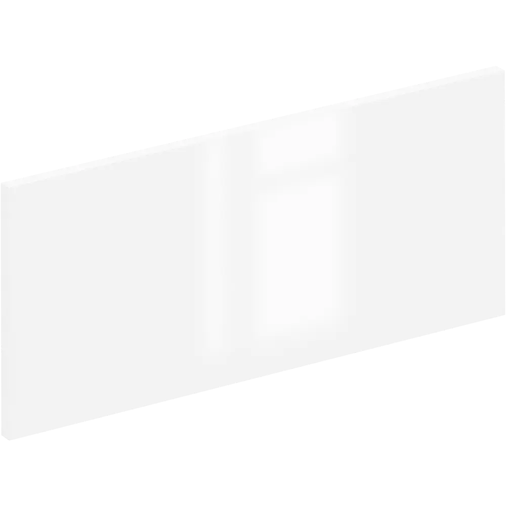 Фасад кухонный DELINIA ID Аша белый глянцевый 59.7x25.3 см 82011154 STLM-0880751