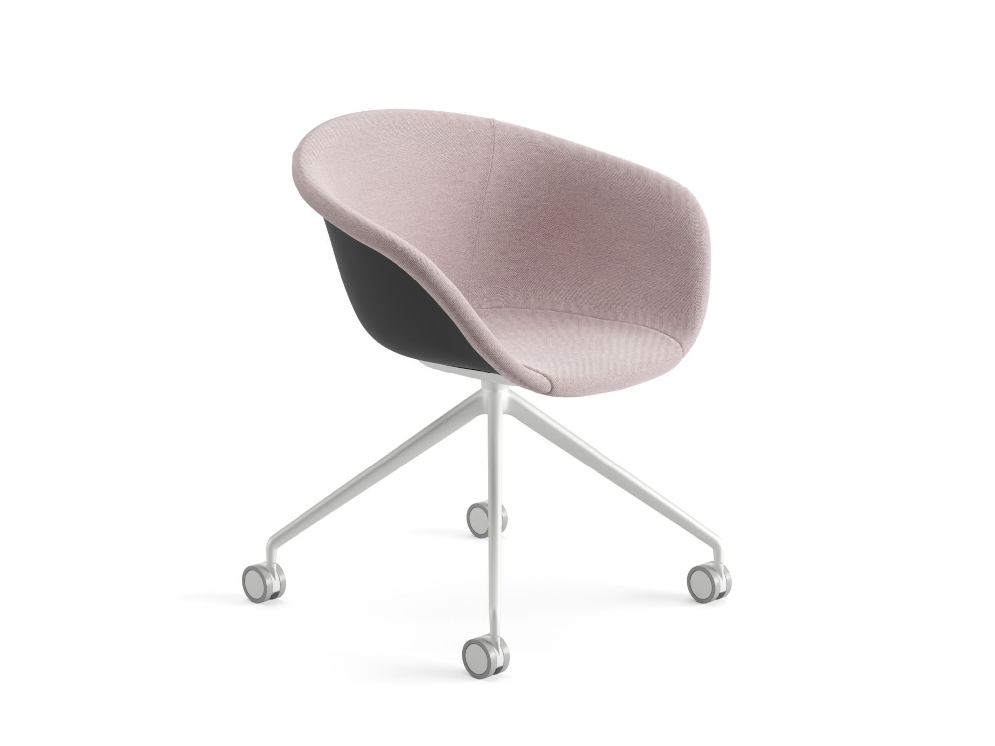 Стул с 4 спицами, частично покрытый тканью Arper Duna 02 ARCH-00120101 - Вид №4