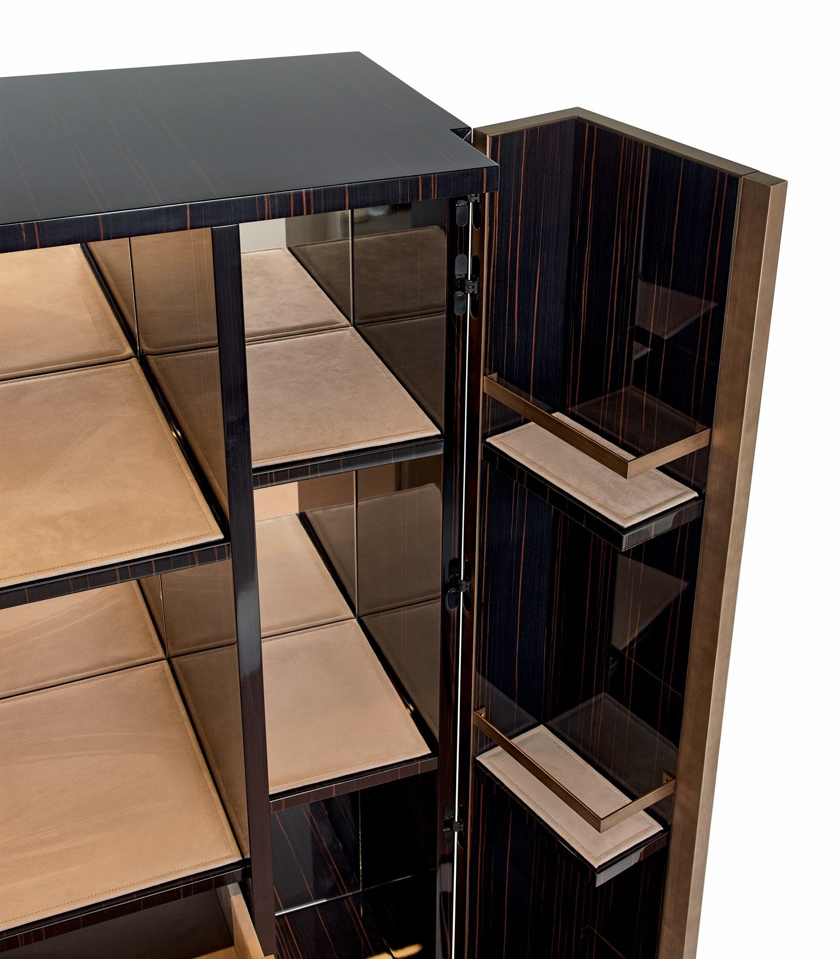 Буфет из черного дерева со встроенным освещением Sicis Island ARCH-00092105 - Вид №4