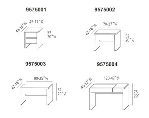 Деревянная тумбочка с мраморной столешницей