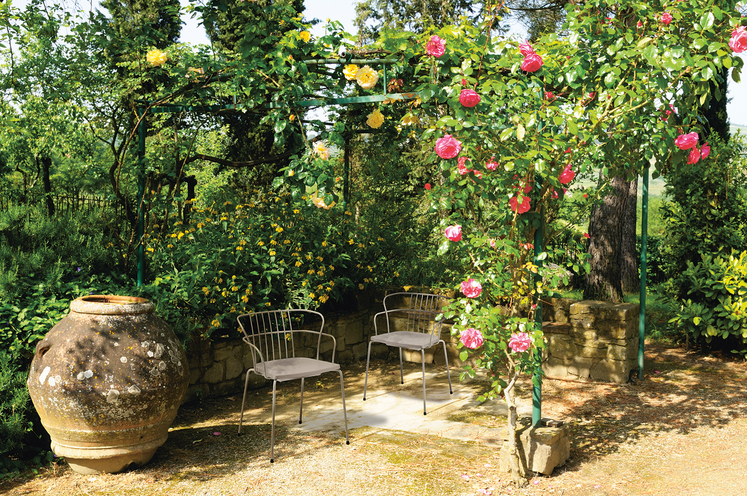 Flint 535-A Кресло со стальным каркасом и спинкой на 4 ножках, сиденье из полиамида, дерева ироко или кожи. Et al. Flint - Вид №14