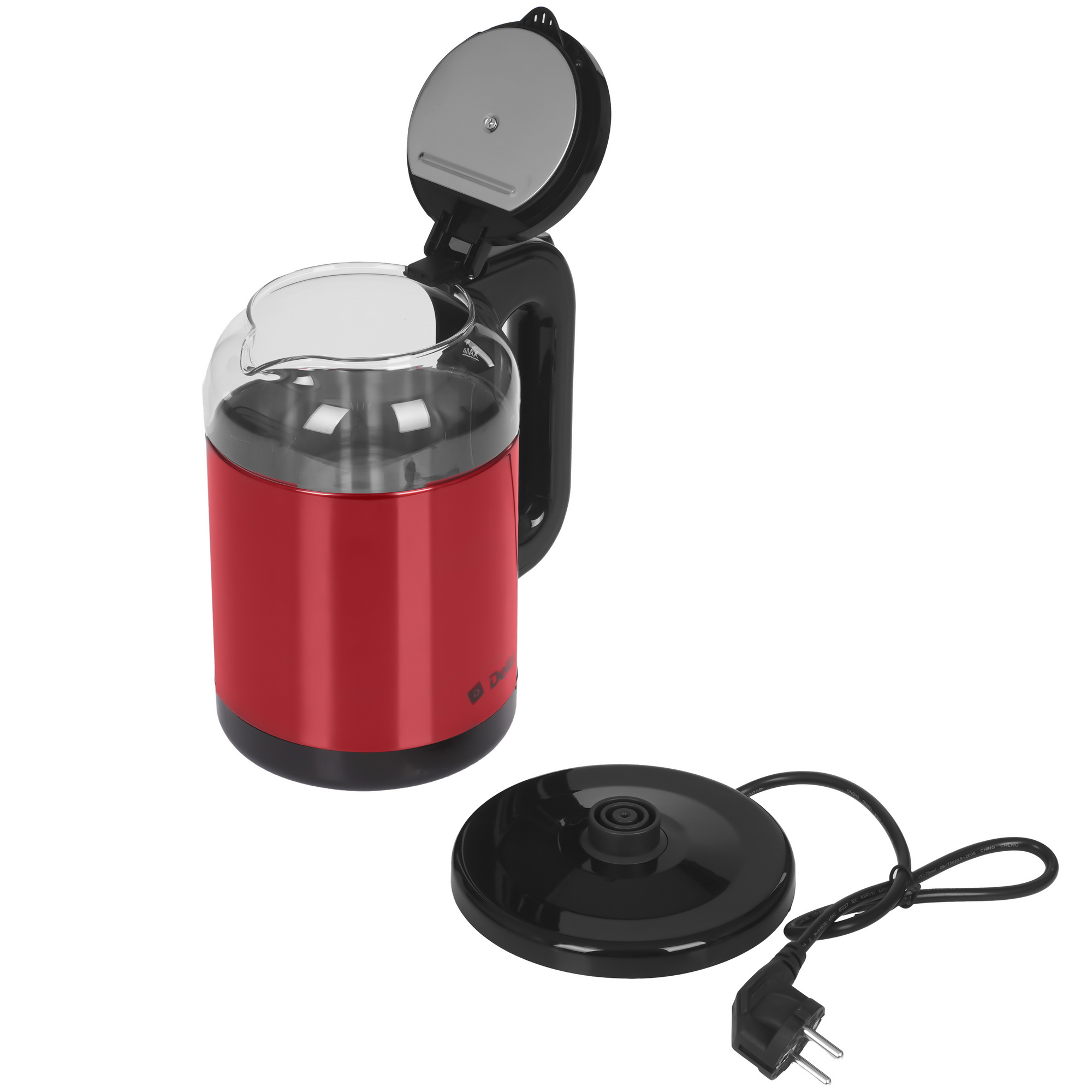 9235551 Электрочайник DELTA DL-1115 красный STDN-0100823 - Вид №4