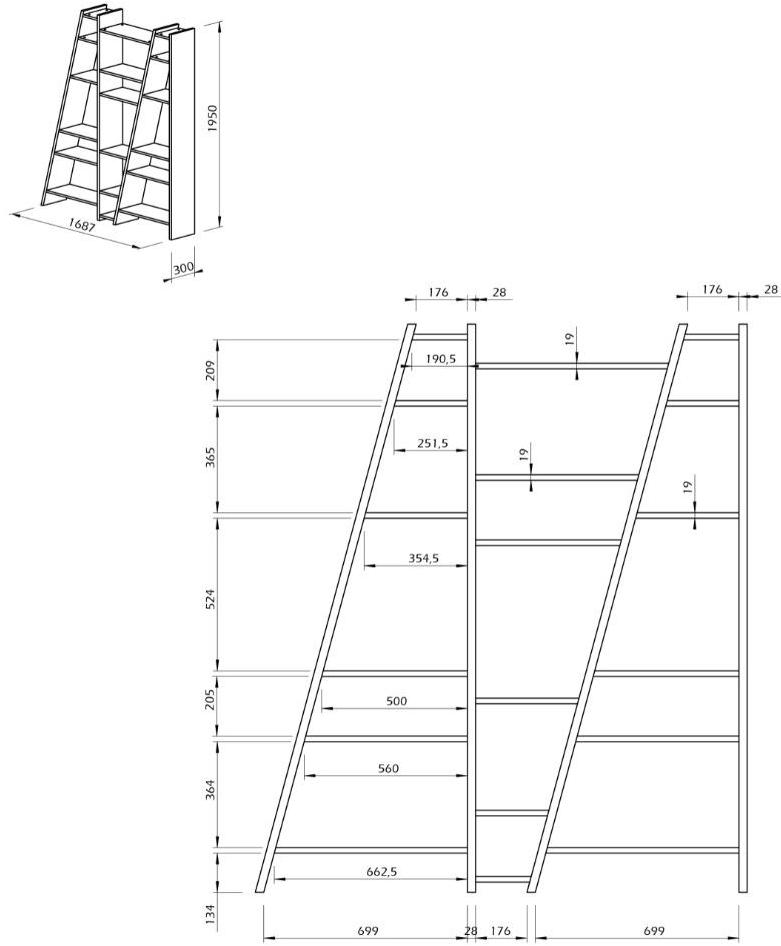 TemaHome Модульная открытая полка sun-id-1441258 - Вид №29