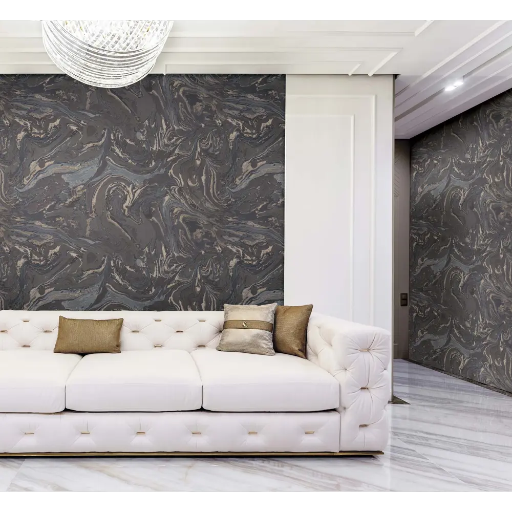 Обои флизелиновые Ovk Design Sirpi Murano коричневый 1.06 м 10813-06 88915403 STLM-2041639 ONIX - Вид №3